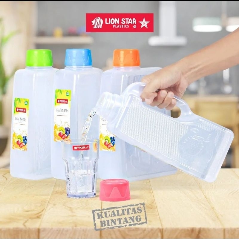 Botol Air Kulkas Gagang Flower 2L