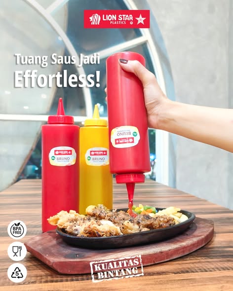 Botol Saus 425ML Bruno