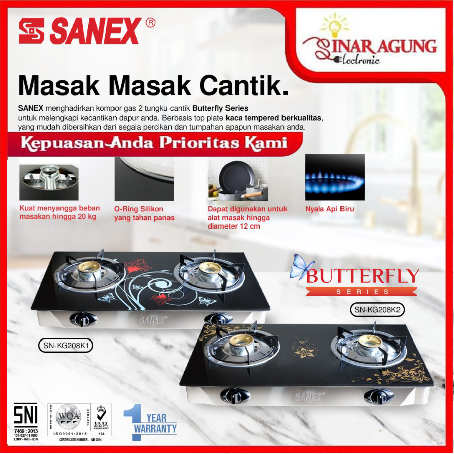 Kompor KG208 K1 Sanex