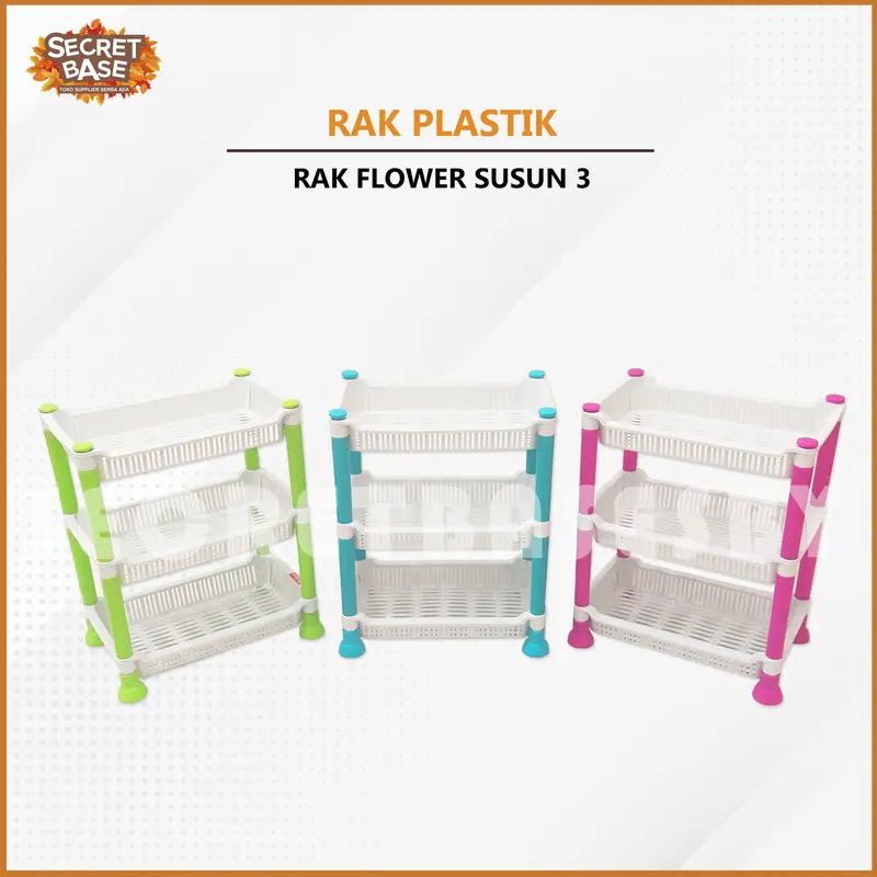 Rak Bumbu S/3 Kecil Flower