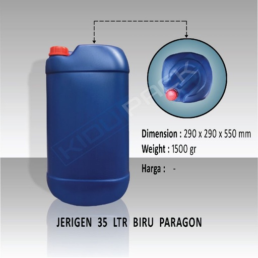 [Stora:00170] Jrigen 35L Biru Baru