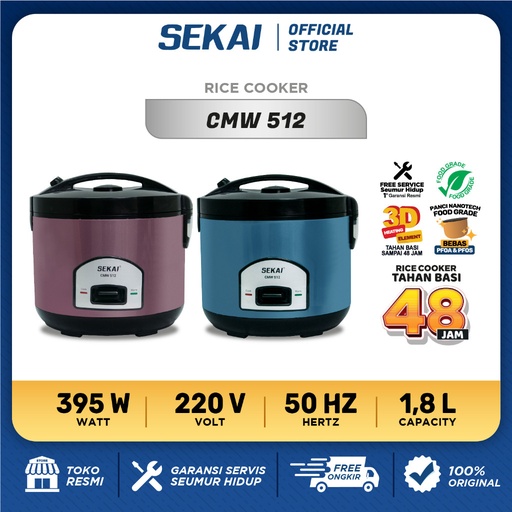 [Stora:00934] Rice Cooker CMW 512 Sekai