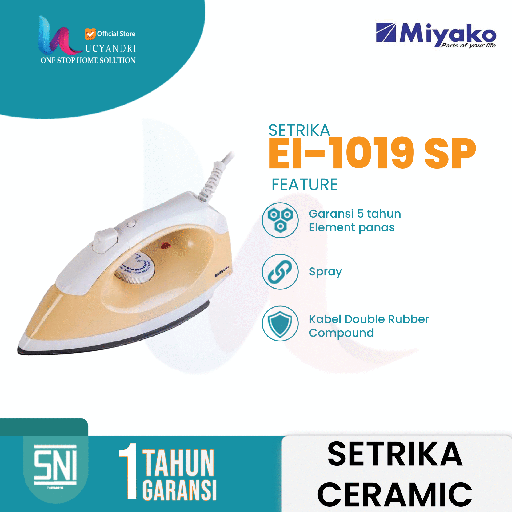 [Stora:00954] Setrika EI-1019 SP Miyako