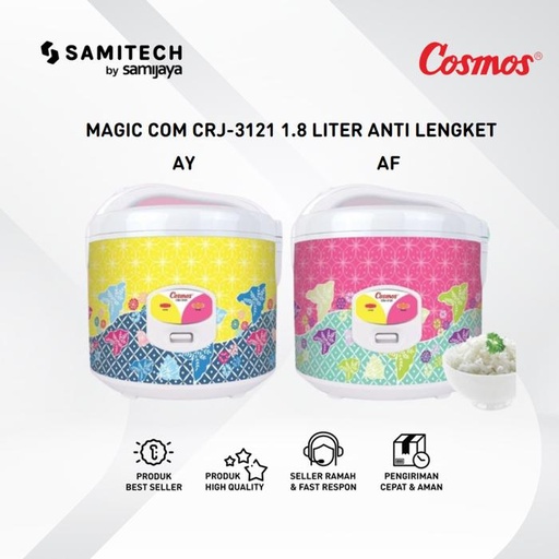 [Stora:00966] Rice Cooker CRJ-3121 AF/AY Cosmos