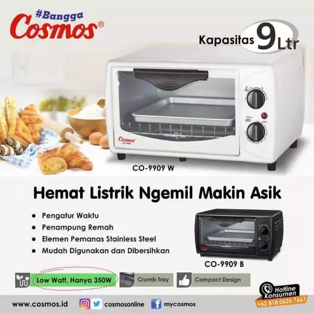 [Stora:00967] Oven CO-9909 B/W Cosmos