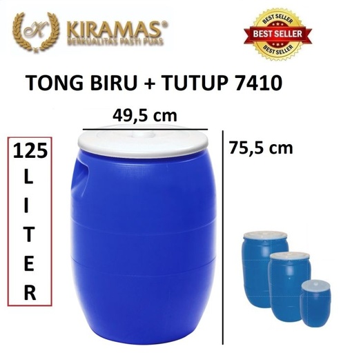 [Stora:01007] Tong 125L Tutup Kiramas