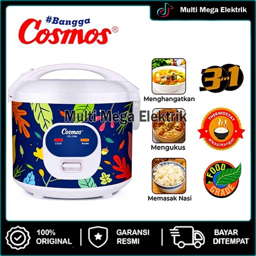 [Stora:01020] Rice Cooker CRJ-3306 Cosmos 